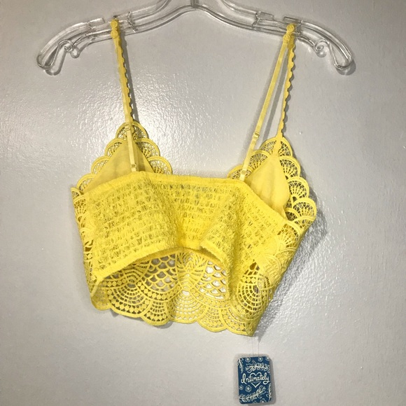 FP- IntimatelyFree People Bralette Sunrise to Sunset Crop Top Sunny Day Sz Small - Picture 4 of 6